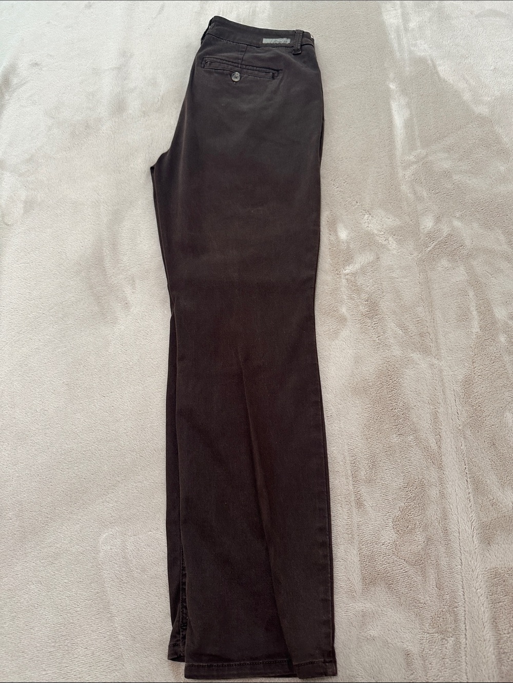 Level 99 Dark Brown Straight-Leg Jeans